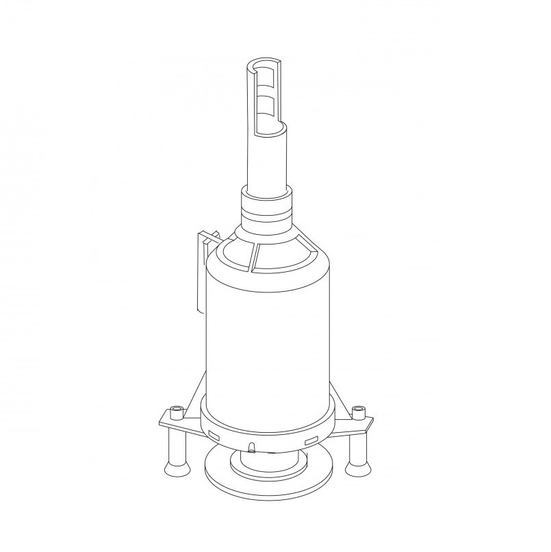 Auslaufventil W250/350 für Wisa Spülkasten 250, 295, 770, 900