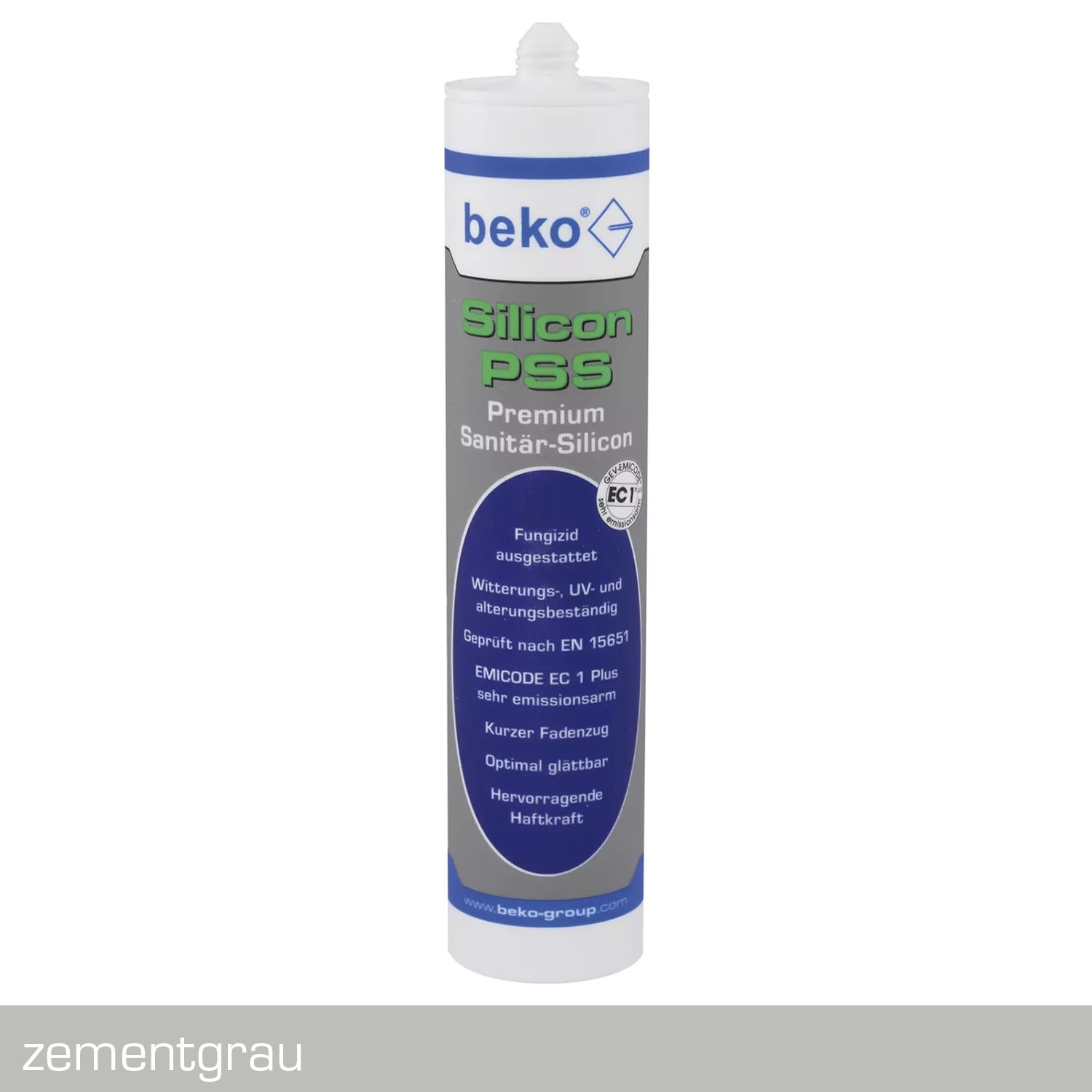 Silicon PSS 310 ml zementgrau