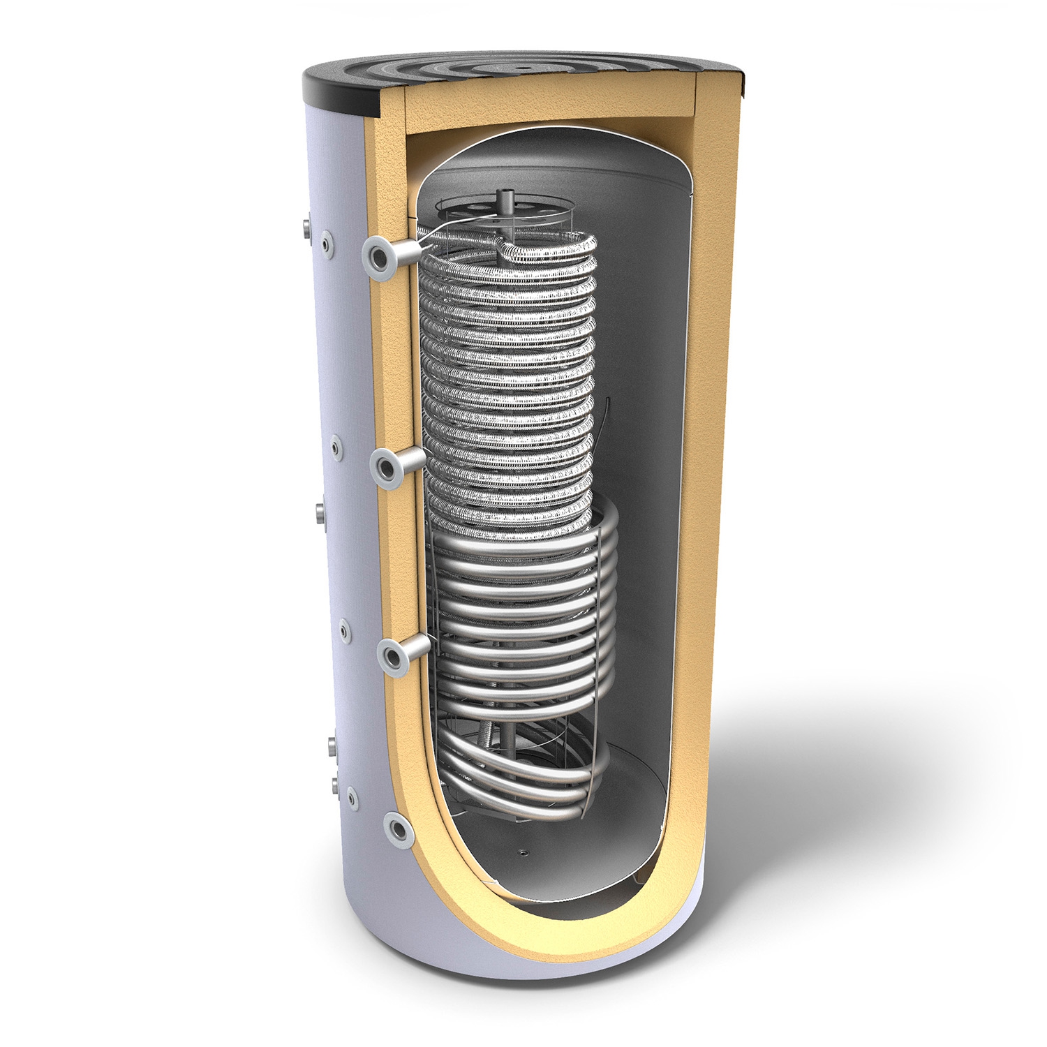 Hygienespeicher 1000 Liter mit 1 Wärmetauscher