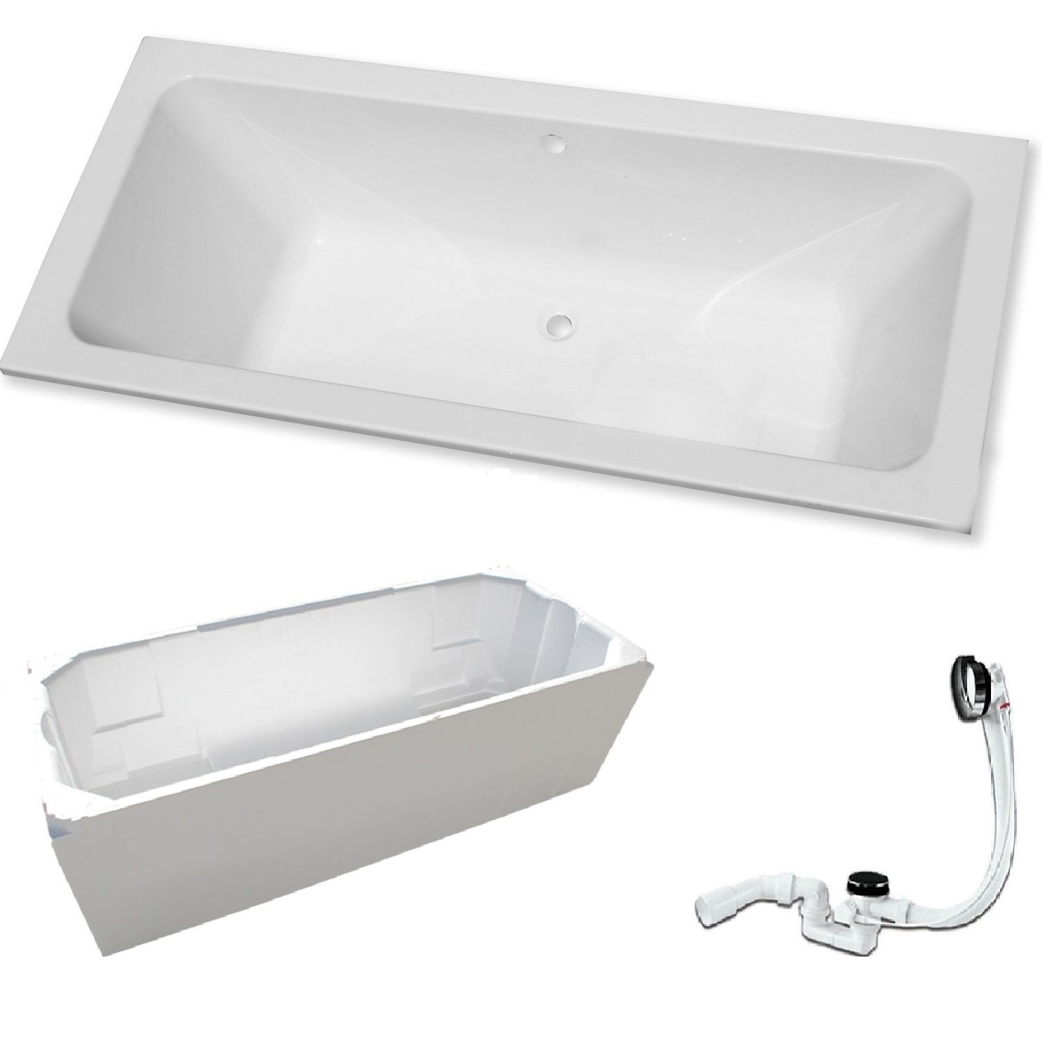 B-Ware ! Badewanne "T200" 180 x 80 cm