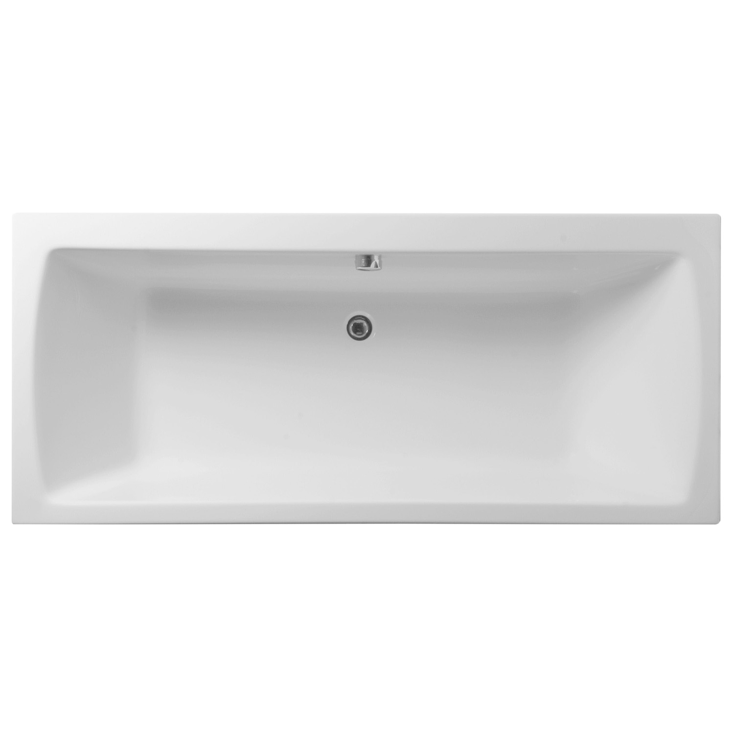 Integra S50 Körperform Badewanne, rechteckig,1800 x 800 x 435 mm, Weiß