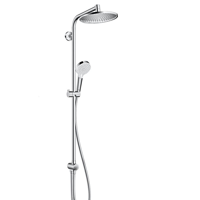 CROMETTA S Showerpipe 240 1jet Duschsystem mit Brausethermostat Ecostat 1001 CL