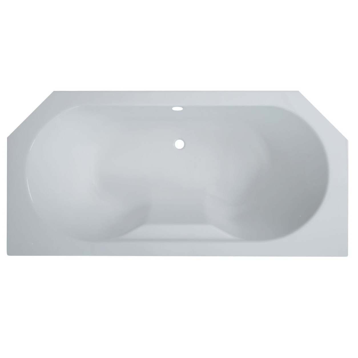 Raumspar-Badewanne Lea D 180 x 90 cm